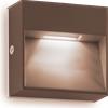 Ideal Lux DEDRA APPLIQUE A PARETE COFFEE LED 3000K 1,5W 160 lm IP65
