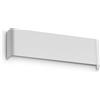 Ideal Lux DELTA APPLIQUE BIEMISSIONE IN ALLUMINIO 3 LUCI ATTACCO G9 LAMPADINE INCLUSE 30CM BIANCO