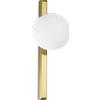 Ideal Lux BINOMIO APPLIQUE A PARETE 1 LUCE ATTACCO G9 LAMPADINA INCLUSA COLORE OTTONE