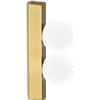 Ideal Lux BINOMIO LAMPADA DA SOFFITTO 2 SFERE LED 6W 450 lm 3000 K OTTONE