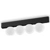 Ideal Lux BINOMIO LAMPADA DA SOFFITTO LED 3000K 12W 900 lm 4 SFERE NERO