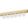 Ideal Lux BINOMIO LAMPADA DA SOFFITTO LED 3000K 18W 1350 lm 6 SFERE OTTONE