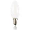 Ideal Lux LAMPADINA ATTACCO E14 OLIVA IN VETRO BIANCA 4 W 440 lm 3000 K Ø 35 x H 98 mm