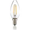 Ideal Lux LAMPADINA ATTACCO E14 OLIVA IN VETRO TRASPARENTE 4 W 490 lm 4000 K Ø 35 x H 98 mm