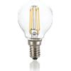 Ideal Lux LAMPADINA ATTACCO E14 SFERA IN VETRO TRASPARENTE 4 W 440 lm 3000 K Ø 45 x H 78 mm