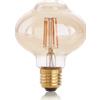 Ideal Lux LAMPADINA ATTACCO E27 IN VETRO AMBRA BOLLA 4 W 360 lm 1800 K Ø 80 x H 120 mm