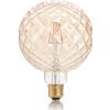 Ideal Lux LAMPADINA ATTACCO E27 IN VETRO AMBRA PEARL 4 W 360 lm 1800 K Ø 115 x H 170 mm