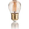 Ideal Lux LAMPADINA ATTACCO E27 IN VETRO AMBRA SFERA 4 W 340 lm 2200 K 80 CRI 80 Ø 110 x H 170 mm