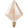 Ideal Lux LAMPADINA ATTACCO E27 IN VETRO AMBRA SFERA 4 W 340 lm 2200 K 80 Ø 45 x H 75 mm