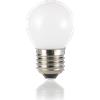 Ideal Lux LAMPADINA ATTACCO E27 IN VETRO BIANCO SFERA 4 W 400 lm 3000 K 80 Ø 45 x H 75 mm