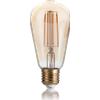 Ideal Lux LAMPADINA ATTACCO E27 IN VETRO CONO AMBRA 4 W 330 lm 2200 K DIMMERABILE TRIAC D.6,4CM