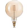 Ideal Lux LAMPADINA ATTACCO E27 IN VETRO GLOBO AMBRA 4 W 330 lm 2200 K D196 DIMMERABILE TRIAC