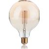 Ideal Lux LAMPADINA ATTACCO E27 IN VETRO GLOBO AMBRA 4 W 480 lm 2200 K D125
