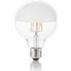 Ideal Lux LAMPADINA ATTACCO E27 IN VETRO GLOBO BIANCA SATINATA MEZZA 8 W 1100 lm 3000 K D095