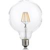 Ideal Lux LAMPADINA ATTACCO E27 IN VETRO GLOBO TRASPARENTE 8 W 1150 lm 4000 K D125