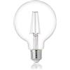 Ideal Lux LAMPADINA ATTACCO E27 IN VETRO GLOBO TRASPARENTE D95 4 W 550 lm 3000 K