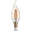 Ideal Lux LAMPADINA CANDELA AMBRA ATTACCO E14 4 W 400 lm 2200 K IN VETRO Ø 35 x H 110 mm