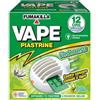 Vape Elettroemanatore Spina + 6 Piastrine Verdessenza, Insetticida Elettrico per Zanzare, Protezione Contro Zanzare Comuni e Tigre, Ogni Piastrina Offre 12 Ore di Protezione, 12 Unità