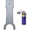 TOPGO Pulitore per catena moto (#520) Pulitore per catena e ingranaggi moto, spray per la manutenzione quotidiana della catena compatibile con la maggior parte delle lattine di lubrificante per catena