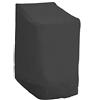Ghopy Fodera protettiva per sedie da giardino e balcone impilabili impermeabile 210D Oxford resistente all'acqua protezione UV 114 x 85 x 65 cm (210D)