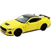 Toi-Toys Ford Mustang GT 2024, modellino di auto giocattolo in metallo, 12 cm, 87 (giallo metallizzato)