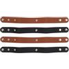 Beufee 4 Pezzi Fondina per Frusta in Pelle Nero Marrone, Porta Frusta in Pelle Indiana Jones Porta Frusta Fondina in Pelle Fatta a Mano per Cintura Bull Whip per Cowboy Equitazione