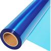 JOYIT Rotolo di Cellophane blu (30 m x 44,5 cm) - Spessore 2,5 mm, Carta Trasparente per Regali e Decorazione Cesti di Fiori