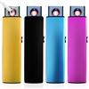 WIYETY Confezione da 4 Accendini Antivento, Accendino Elettronico, Accendino Elettrico Antivento con Porta USB, Accensione Doppia Faccia, Senza Fiamma, Accendino Antivento Senza Fiamma, Senza Gas