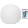 Beufee Lampada a sfera a LED, Lampada a sfera RGBW Lampada a LED Lampada a sfera a luce lunare Lampada a batteria con telecomando a 24 tasti 16 colori dimmerabili 4 modalità