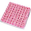 LICHENGTAI Rosa di Sapone, 81 Pezzi Fiori Artificiali, Regalo per San Valentino, Decorazione di Nozze e Regali di Natale