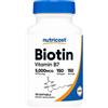 Nutricost - Biotina con Olio di Cocco in Softgel, 5000 mcg (150 Softgel)