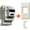 Perry presa caricatore USB A+C 3A compatibile Legrand Cross bianca - 1MCUSB002B
