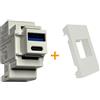 Perry presa caricatore USB A+C 3A compatibile Frutti Matixgo Bianco - 1MCUSB002B