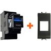 Perry presa caricatore USB A+C 3A compatibile Gewiss Chorus grigio scuro - 1MCUSB002A - GC