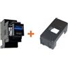 Perry presa caricatore USB A+C 3A compatibile Gewiss System nero - 1MCUSB002A