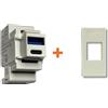 Perry presa caricatore USB A+C 3A compatibile Legrand Mosaic - 1MCUSB002B