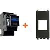 Perry presa caricatore USB A+C 3A compatibile Vimar Arke nera - 1MCUSB002A