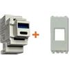 Perry presa caricatore USB A+C 3A compatibile Vimar Eikon bianco - 1MCUSB002B