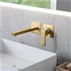 Fortis Scala rubinetto lavabo a parete, SET incluso corpo incasso,, 8420801BG, Scala oro spazzolato [Rubinetteria Bagno > Rubinetteria Lavabo]