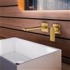 Mariner Arya rubinetto lavabo a parete proiezione: 200 mm, incluso corpo incasso move, ARY1000-OB+INT0035-OB+BOQ0059-OB, Arya oro spazzolato [Rubinetteria Bagno > Rubinetteria Lavabo]