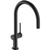hansgrohe Talis M54 rubinetto da cucina, orientabile, 72804340, Talis M54 nero cromato spazzolato [Rubinetteria da Cucina > Rubinetti da Cucina]