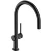 hansgrohe Talis M54 rubinetto da cucina, orientabile, 72843340, Talis M54 nero cromato spazzolato [Rubinetteria da Cucina > Rubinetti da Cucina]