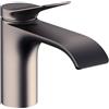 hansgrohe Vivenis rubinetto lavabo 80, 75010340, 80 Vivenis nero cromato spazzolato [Rubinetteria Bagno > Rubinetteria Lavabo]