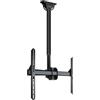 TooQ LPCE1170TSLI-B Supporto da soffitto girevole/inclinato/livello per TV 37-70"/ fino a 50 kg