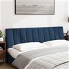 vidaXL Cuscino per testiera "Hanko" blu 180 cm tessuto