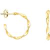 SOFIA MILANI - Orecchini Donna Argento 925 - Placcati in Oro - Creoli Spirali - 21061