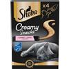 SHEBA Creamy Snacks crema per gatti con salmone 4x12g