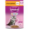 WHISKAS Junior con pollo in gelatina 85 g cibo umido per gattini