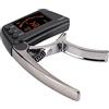 BOLORAMO Clip per accordatore di capotasto da guitarra capo guitarra capotasto di riavvolgimento rapido digitale con una sola mano durevole per chitarre acustiche per Capodastres