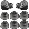 SENLIXIN Cuscinetti di ricambio compatibili con auricolari Jabra Elite 75t/65t/Active/7 Pro/Elite 3/Elite 4, set di cuscinetti in silicone